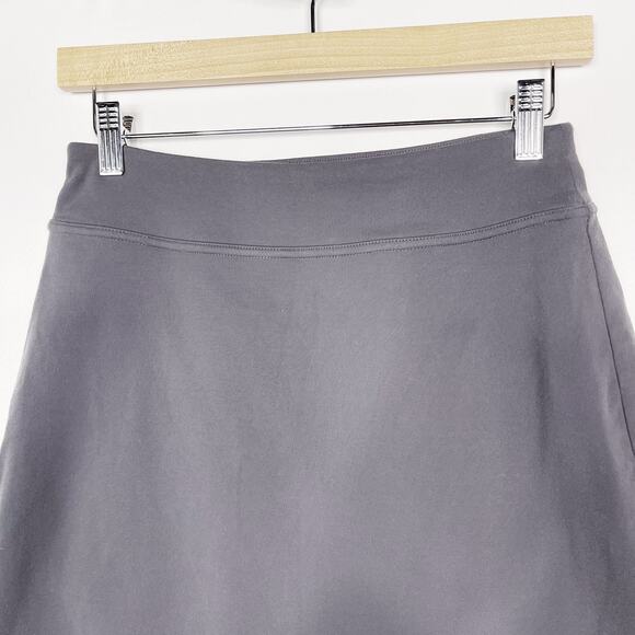 Athleta XSmall XS Gray Sweet Sport Activewear Skort Liner Shorts Stretch Knit - Picture 3 of 10